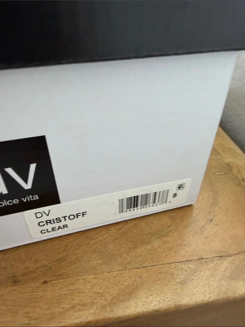 Dolce Vita NEW Cristoff Clear heels sz 8